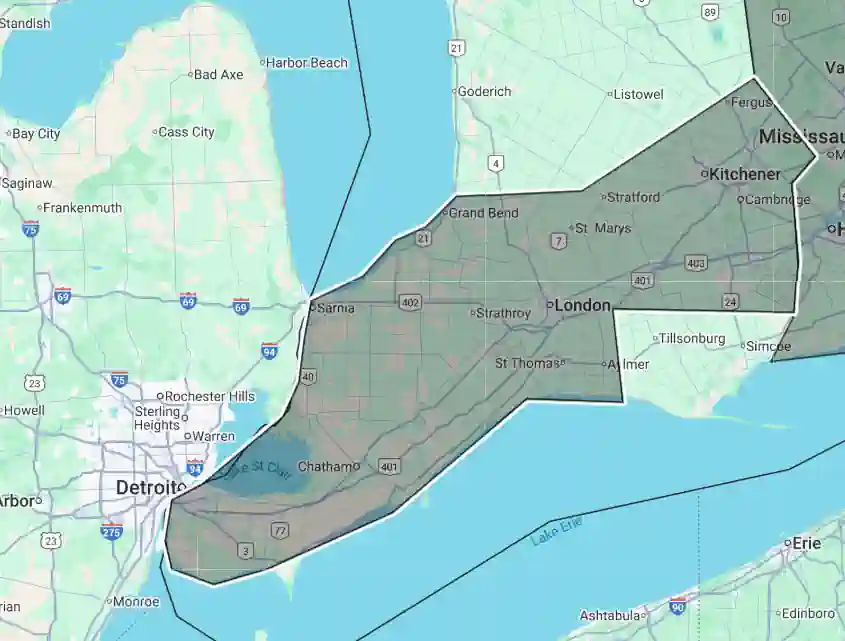 Ontario Service Area